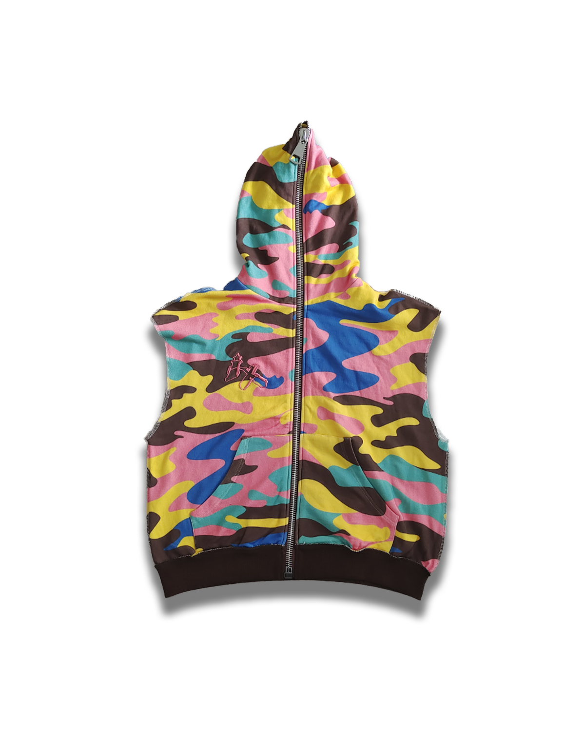 COTTON CAMO FULL-ZIP
